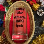 Edirne plaket raki bardagi seffaf